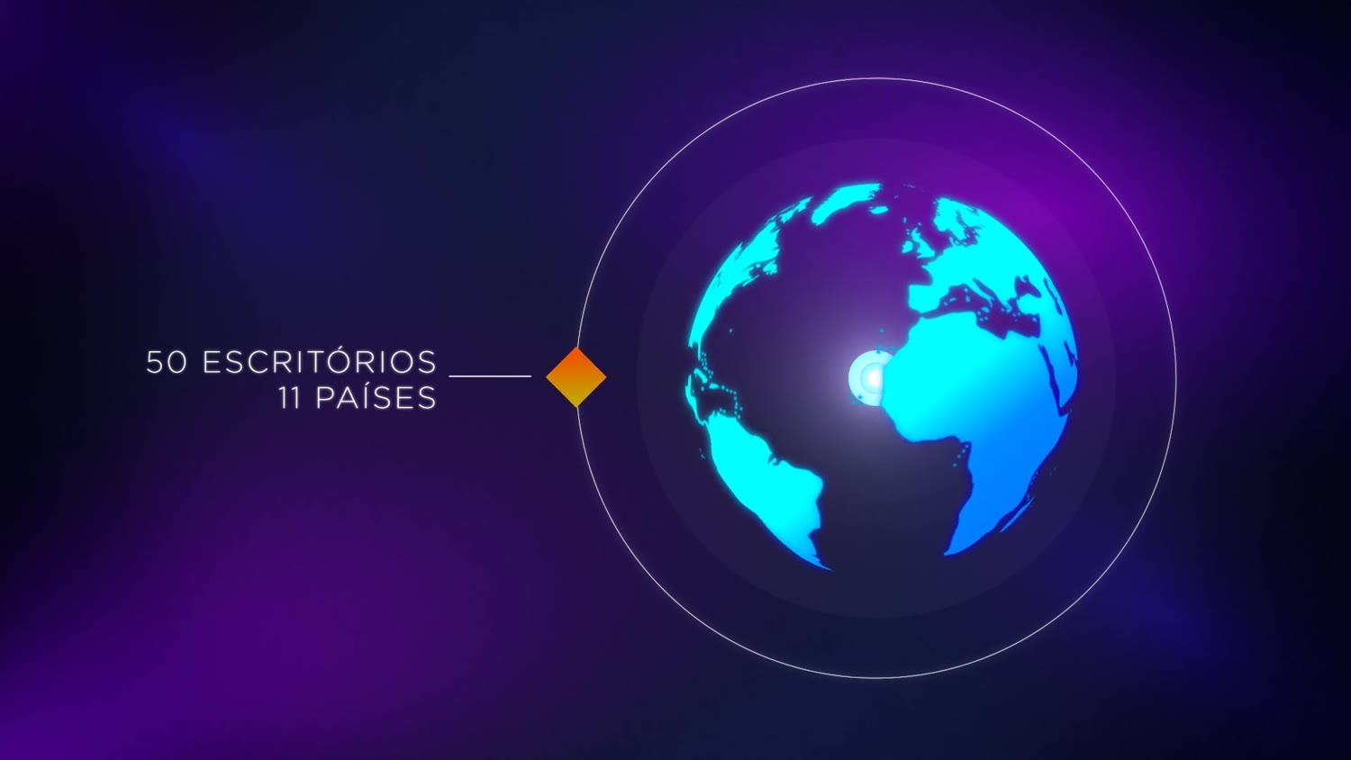 Cinquenta escritórios em onze países