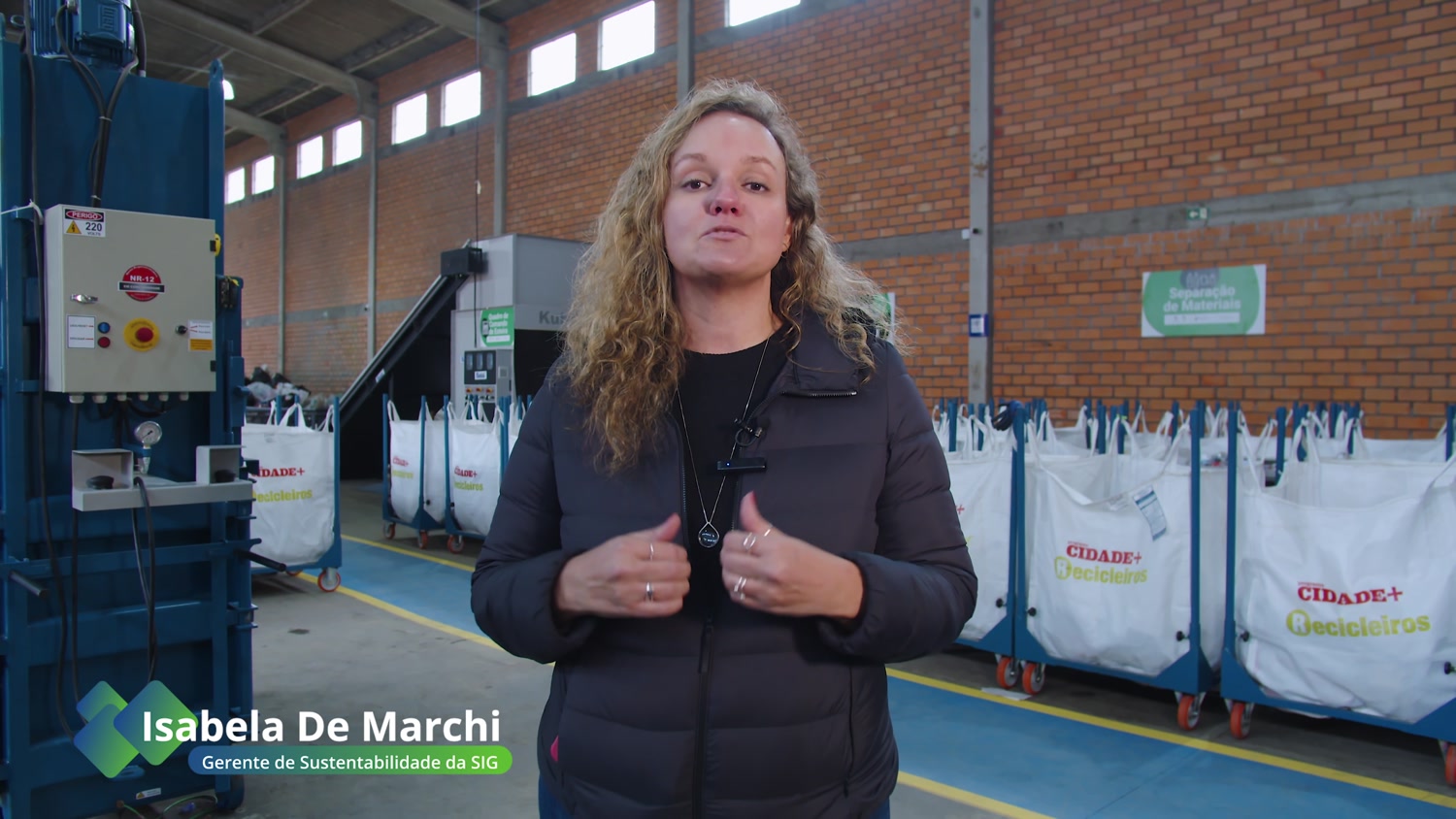 Isabela De Marchi, gerente de sustentabilidade da SIG