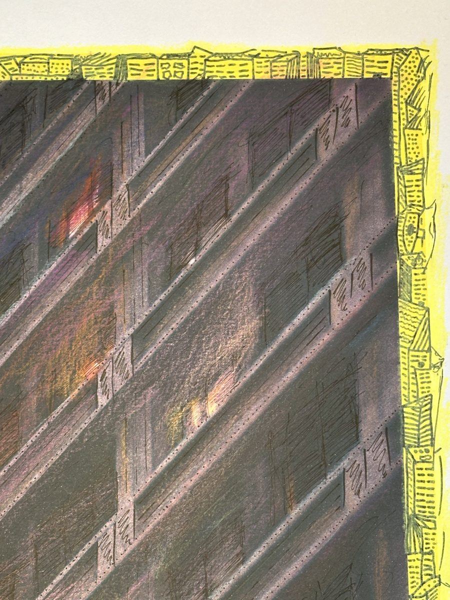 O canto, onde o desenho encontra a borda